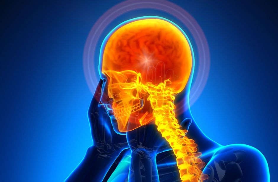 illustration of traumatic brain injury